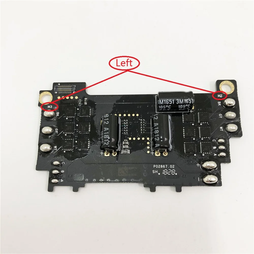 Left Подлинная часть DJI Phantom 4 Advanced-ESC центральная плата(левая/правая) CP. PT. S00114 S00115 для Phantom 4 Adv - Цвет: Left