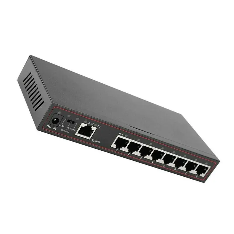 9 портов быстрая скорость LAN Ethernet Net-work Switch HUB мини настольный адаптер конвертер устройство US/UK/EU/AU Plug