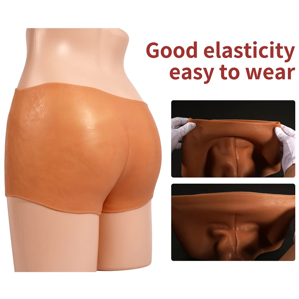 Panties Transgender Strap on Silicone Pant with Fake Vagina Cosplay Costumes Underwear Panties Thick Hip Pants for Enhancer