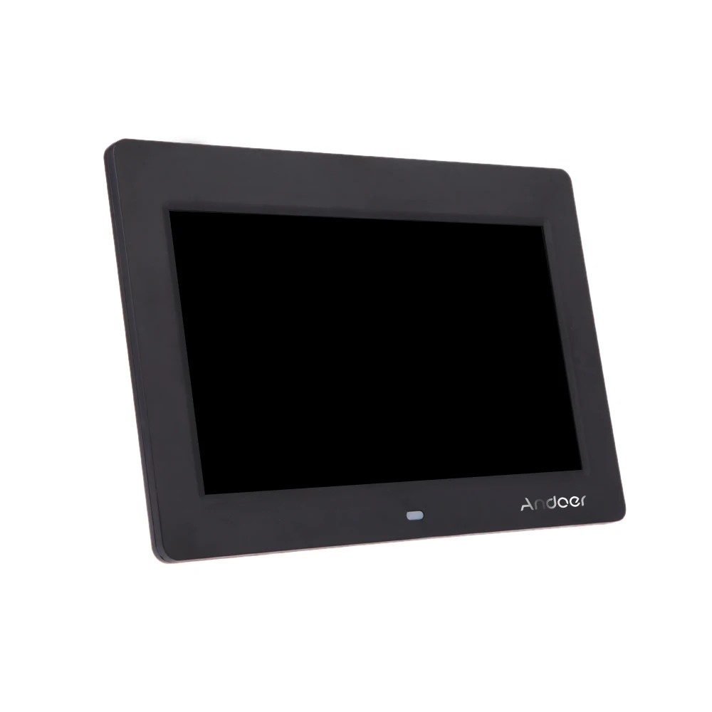 Andoer 10'' HD TFT-LCD 1024* 600 Digital Photo Frame Clock MP3 MP4 Movie Player with Remote Desktop - Цвет: Black
