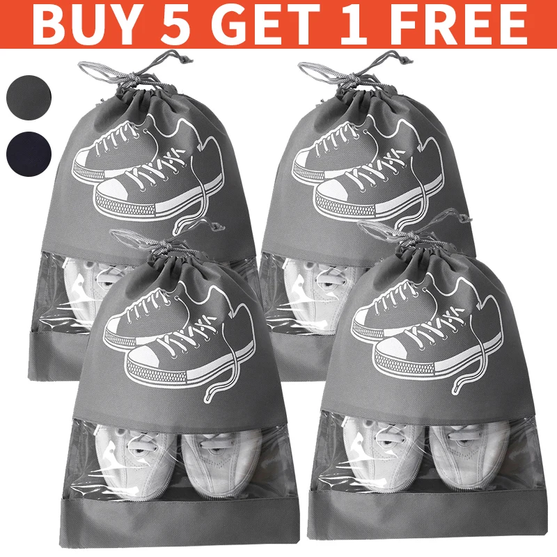 

VOLOCEAN Shoe Storage Bag Travel Shoe Bag Organizer Drawstring Portable Package Bag For Shoe Home Storage