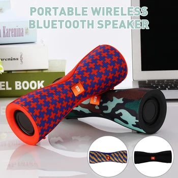 

Wireless Bluetooth Speaker Portable Rechargeable Subwoofer 6-8 Hours Music Time Support USB/TF/AUX