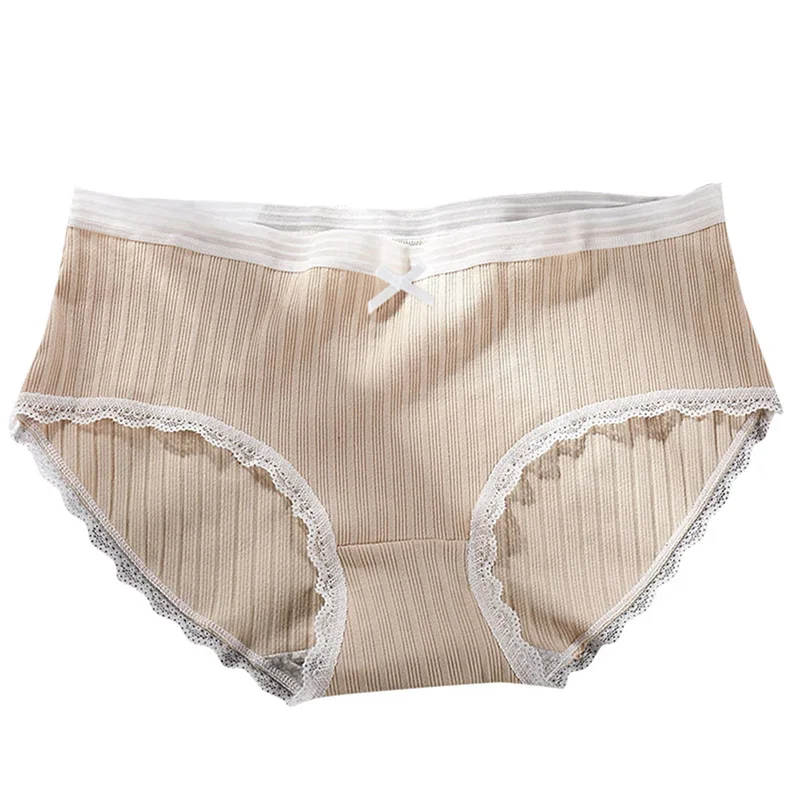 Women Cotton Panties Honeycomb Comfortable Seamless Briefs-MX8