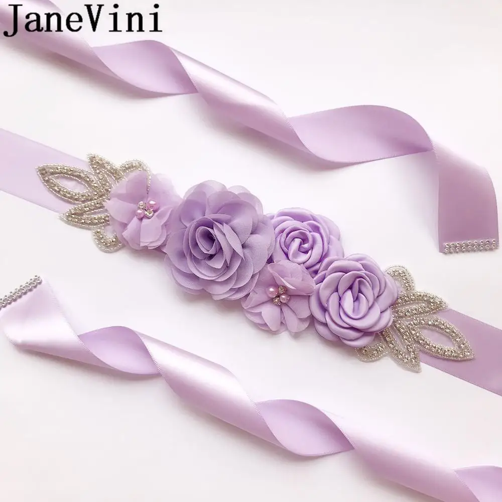 JaneVini,, ручная работа, тонкий пояс, стразы, жемчуг, цветы, пояс для невесты, элегантные кружевные ленты, Свадебные ремни для невесты
