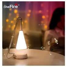 Креативный светодиодный аудио лампа подарок на день рождения лампы прикроватная музыкальная настольная лампа Сенсорное обучение чтению лампа