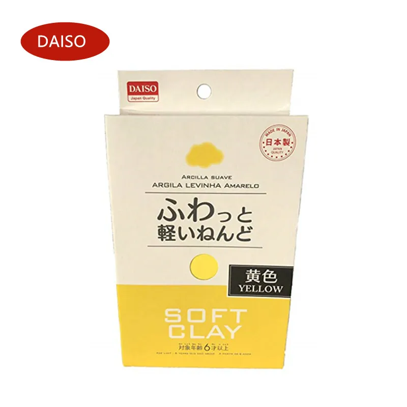 80 г 8 цветов Daiso Япония мягкая глина легкий моделирование воздуха сухой Сверхлегкий глина пушистые поставки формы из полимерной глины малыш полимер