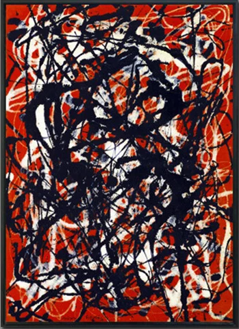 A Настенная живопись на холсте Джексона Поллока абстрактные плакаты печать репродукция современное искусство настенные картины Домашний декор - Цвет: A