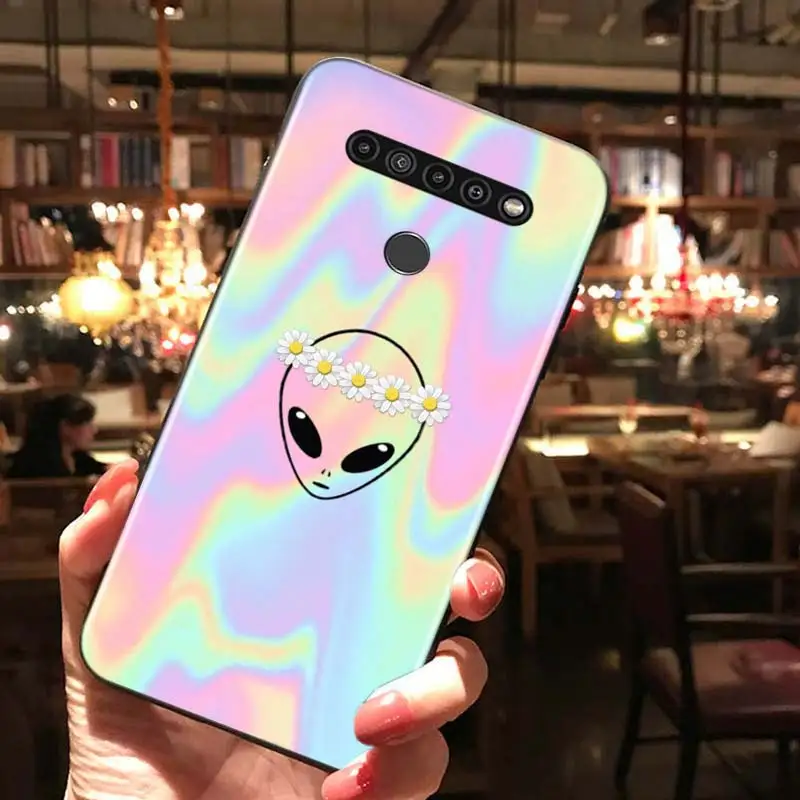 Gradient Rainbow Laser For LG K22 K71 K61 K51S K41S K30 K20 2019 Q60 V60 V50S V50 V40 V35 V30 G8 G8S G8X ThinQ Phone Case