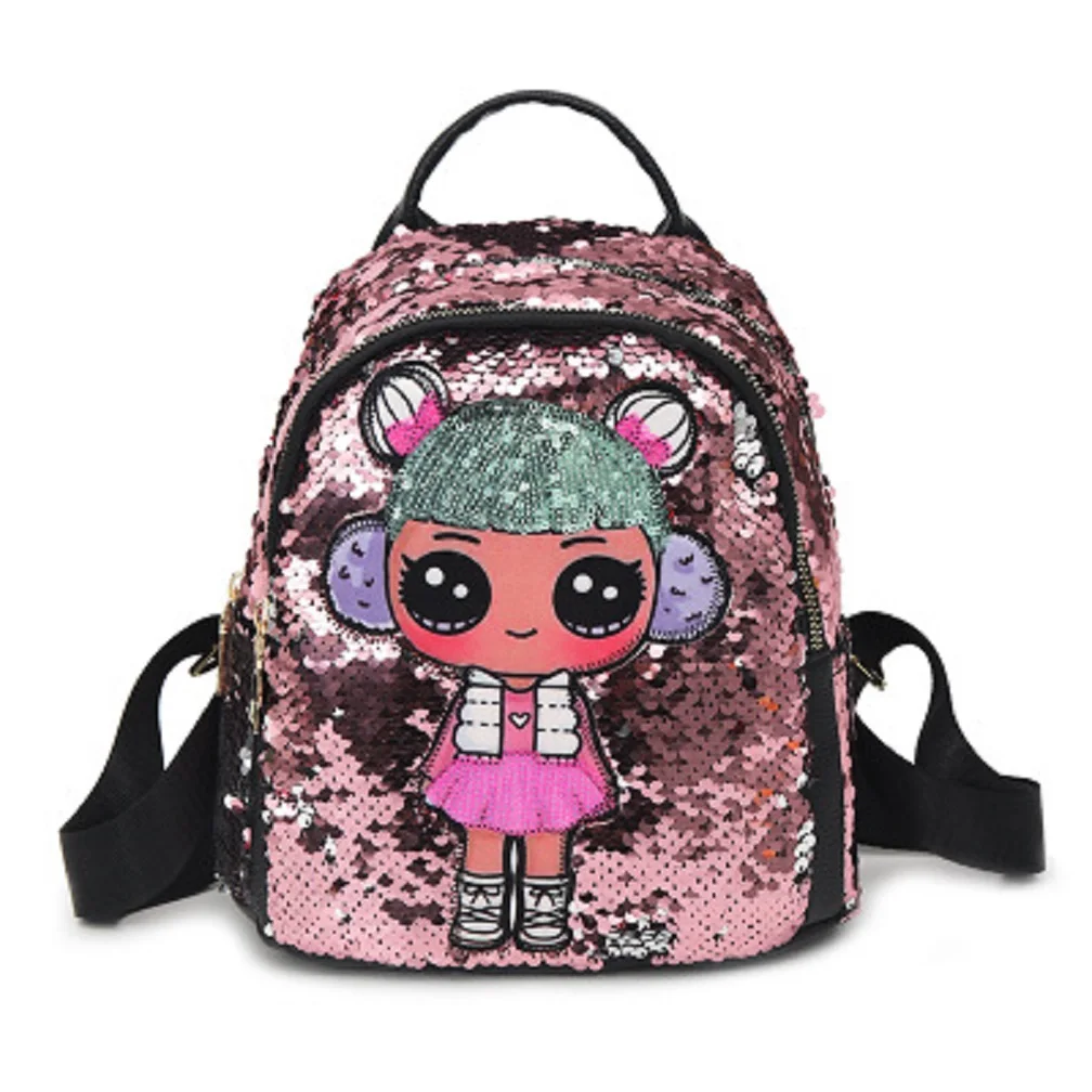 Детский рюкзак детский сад Schultasche Schultertaschen Taschen Sequin - Цвет: As shown