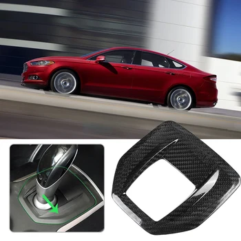 

Left Hand Drive Center Console Gear Shift Panel Cover Trim Frame for Alfa Romeo Giulia Stelvio 2017-2018 Carbon Fiber