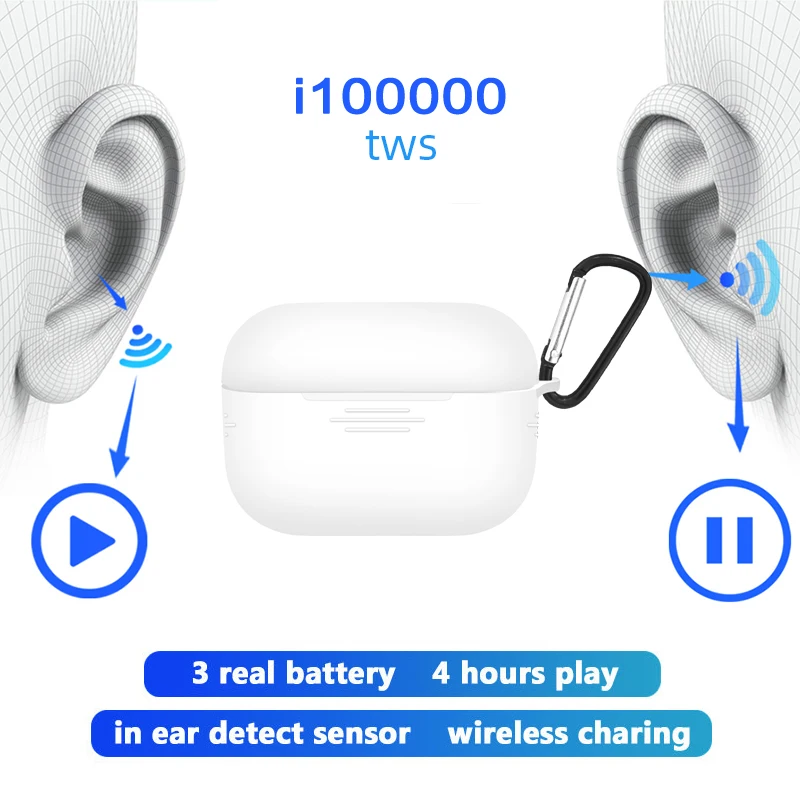 M& J новые i100000 TWS pro3 беспроводные наушники 8D супер бас Bluetooth 5,0 наушники-вкладыши зондирования i5000 i200 i10000 i9000 TWS