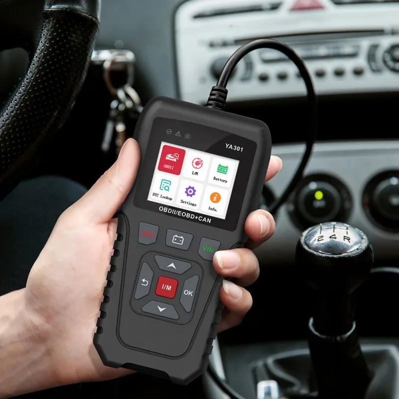 Обновление YA301 OBDII сканер кодов поддержка проверки батареи PK OBD2 KW680 AL319 функция