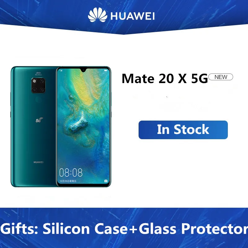 huawei mate 20X5G мобильный телефон 7,2 дюймов Andorid 9,0 Kirin 980 Восьмиядерный 40.0MP NFC IP53 быстрое зарядное устройство 8 Гб 256 ГБ