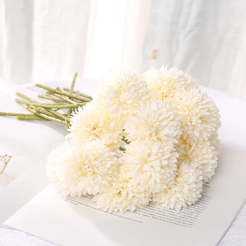 3/5Pcs Hortensien Künstliche Blumen Bouquet Für Home Schlafzimmer Dekor Hochzeit Dekoration Handwerk Vasen Blume Anordnung Zubehör