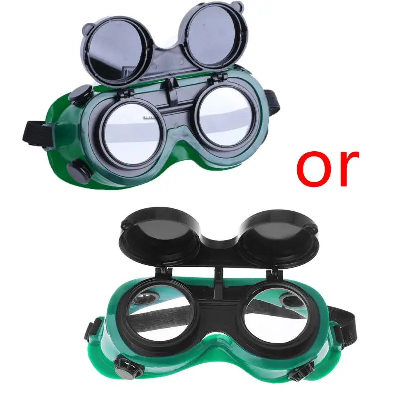 Защитные очки для шлифовки припоя Soudure coupe Flip Up Objectif lunetes Vert DXAB
