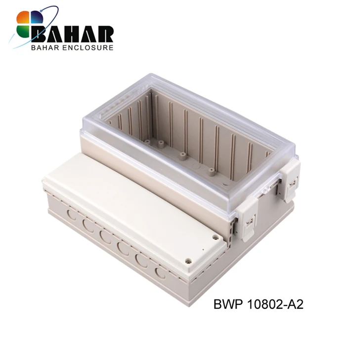 BWP10802-A2 Водонепроницаемая распределительная коробка diy наружная распределительная коробка для проводов ABS пластиковый корпус Электрический корпус для установки коробки 228*206*113 мм - Цвет: BWP10802-A2