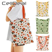 Grocery Bag Double-Sided Hand Bag Fabric Triangle Dual-use Storage Bag Cotton And Linen Pocket Handbag Shopping Sundries