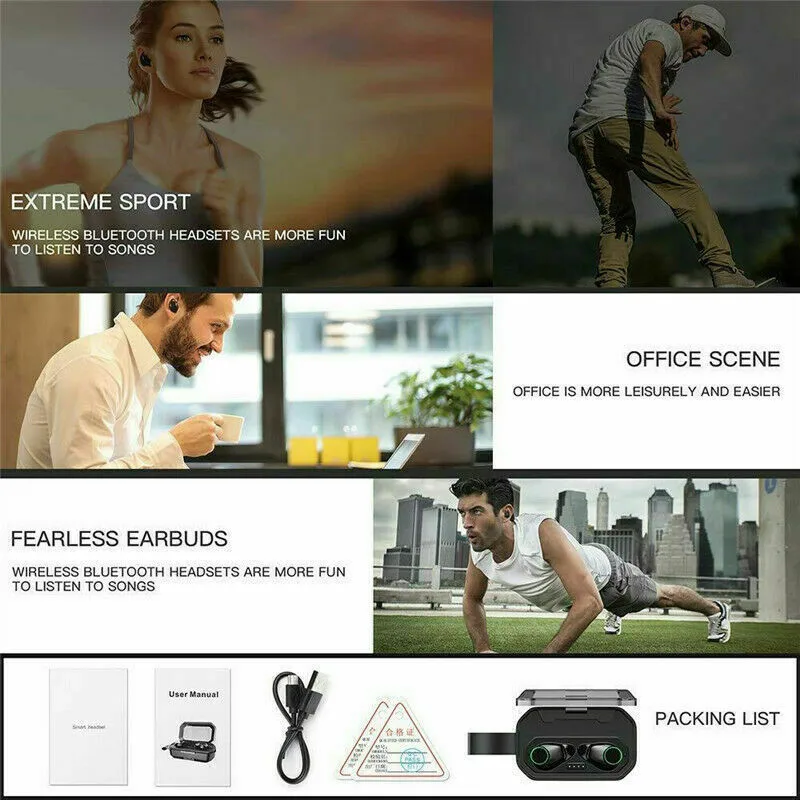 Новые X6 pro/X11 IPX7 водонепроницаемые настоящие беспроводные наушники Bluetooth 5,0 наушники TWS наушники