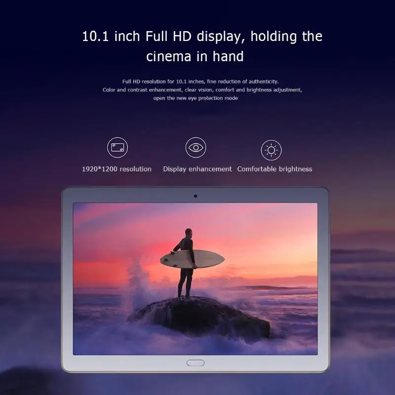 Huawei Honor водонепроницаемый 10,1 дюймов ips Android 7,0 4 Гб+ 64 Гб LTE Kirin 659 Восьмиядерный IP67 Водонепроницаемый чехол для планшета Asus type-C Интерфейс