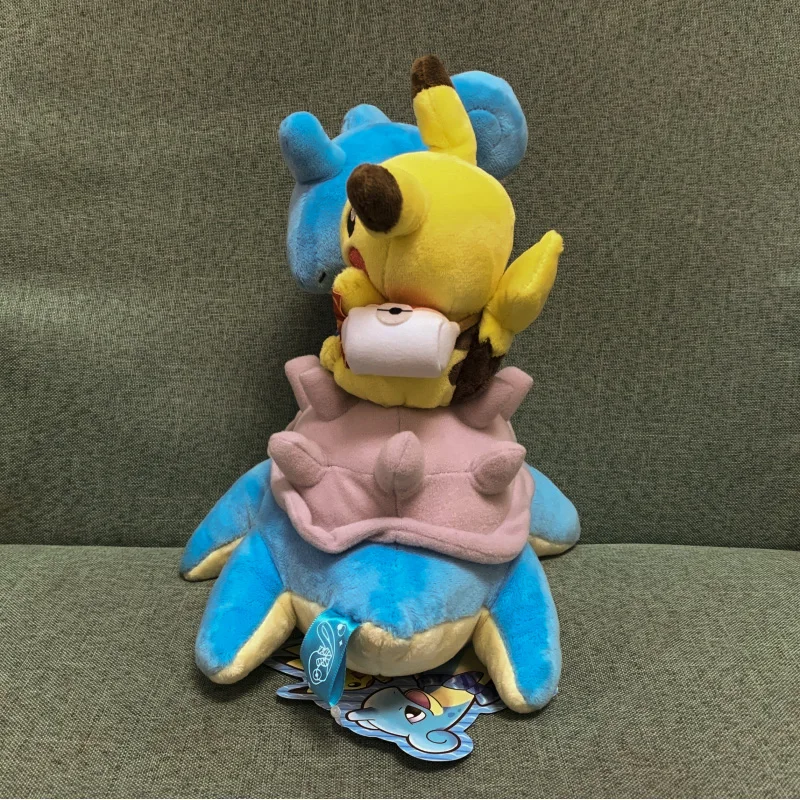 TAKARA TOMY POKEMON Lapras Pikachu кукла мягкая игрушка для детей 25 см