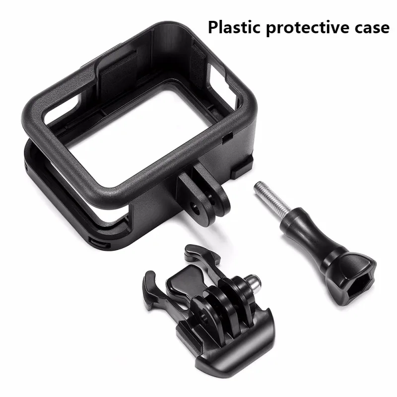 Plastic Защитный чехол для Gopro Hero 8 с рамкой и корпусом для Go Pro Hero8 Gopro8 - Цвет: Plastic