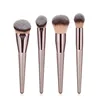 Hot Champagne Makeup Brushes Set for Women Cosmetic Foundation Powder Blush Eyeshadow Kabuki Blending Make Up Brush Beauty Tools 3
