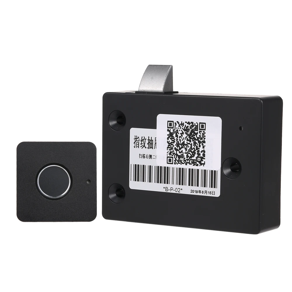 

Biometric Electric Lock Mini Portable Fingerprint Drawer Lock for Office Drawer Smart Keyless Fingerprint Cabinet Lock