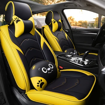 

Full Coverage Eco-leather auto seats covers PU Leather Car Seat Covers for zotye t600 coupa z300 Ravon ravon r2 ravon gentra
