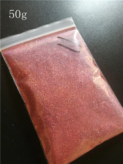 color11-50g 0,2 мм(1/128) ногтей голографический блеск Сверхтонкий 3D лазерный блеск для ногтей Гель-лак или другое художественное украшение 10 г/50 г лак для ногтей - Цвет: color11-50g