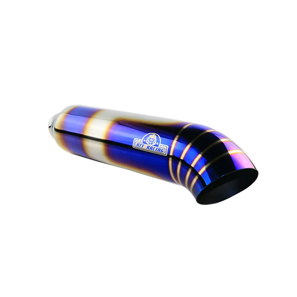 JZZ Universal 2.5'' Stainless Steel 201 Blue Exhaust tip racing muffler tip