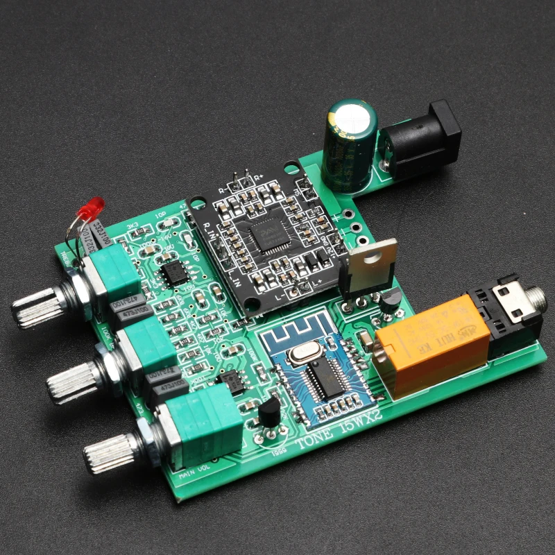 KYYSLB DC7-15V 15 Вт* 2 DP4 4,2 усилительная плата Bluetooth с высокой и низкой регулировкой переднего уровня 2,0 цифровой усилитель платы
