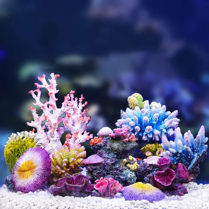 樹脂人工サンゴ水槽の装飾水槽サンゴ礁飾り石サンゴ花装飾水槽の背景 12 スタイル Decorations Aliexpress