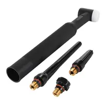 Tig сварочный фонарь, головка, WP-17F, гибкий TIG сварочный фонарь, головка, колпачок, комплект расходных аксессуаров, запчасти для инструментов