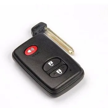 

Keyless Entry 2+1 3 Buttons Smart Card Remote Key Shell Case For Toyota 4Runner Land cruiser Prius with search car button