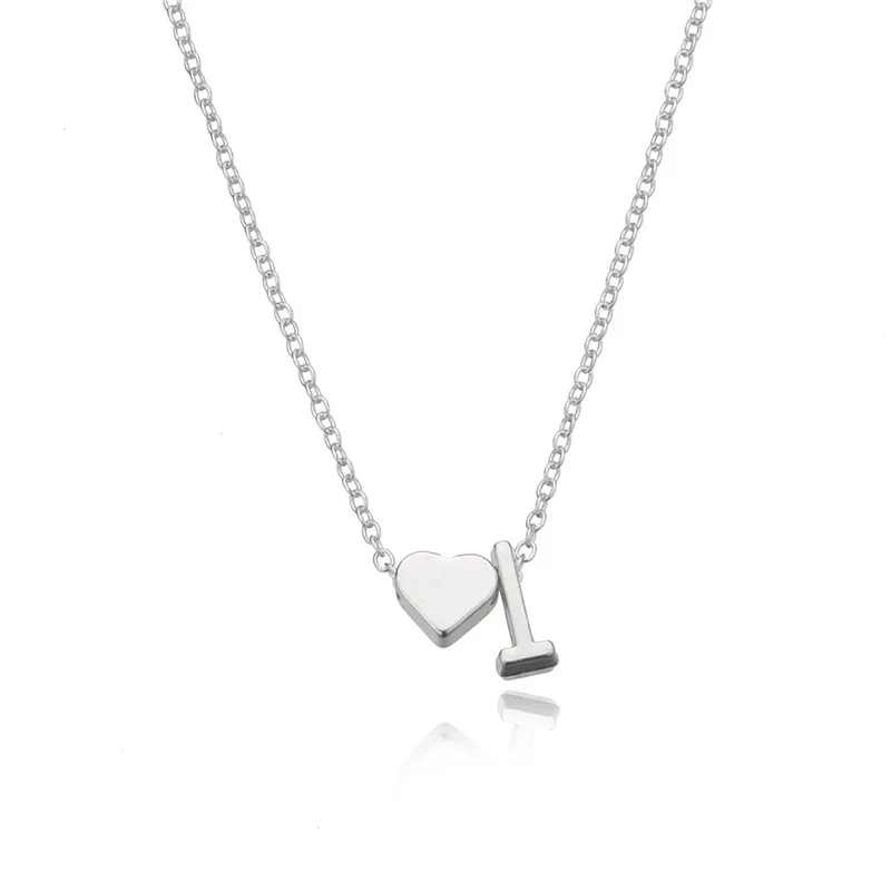 Luokey Fashion Tiny Initial Letter Pendant Necklace For Women A-Z Alphabet Name Choker Chain Necklace Bijoux Femme 2020 Collares
