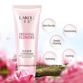 

LAIKOU Refreshing Cleanser Nourishing Cleanser Deep Face Cleansing Remove Foam Pores Shrink Head Oil-control Care Bl
