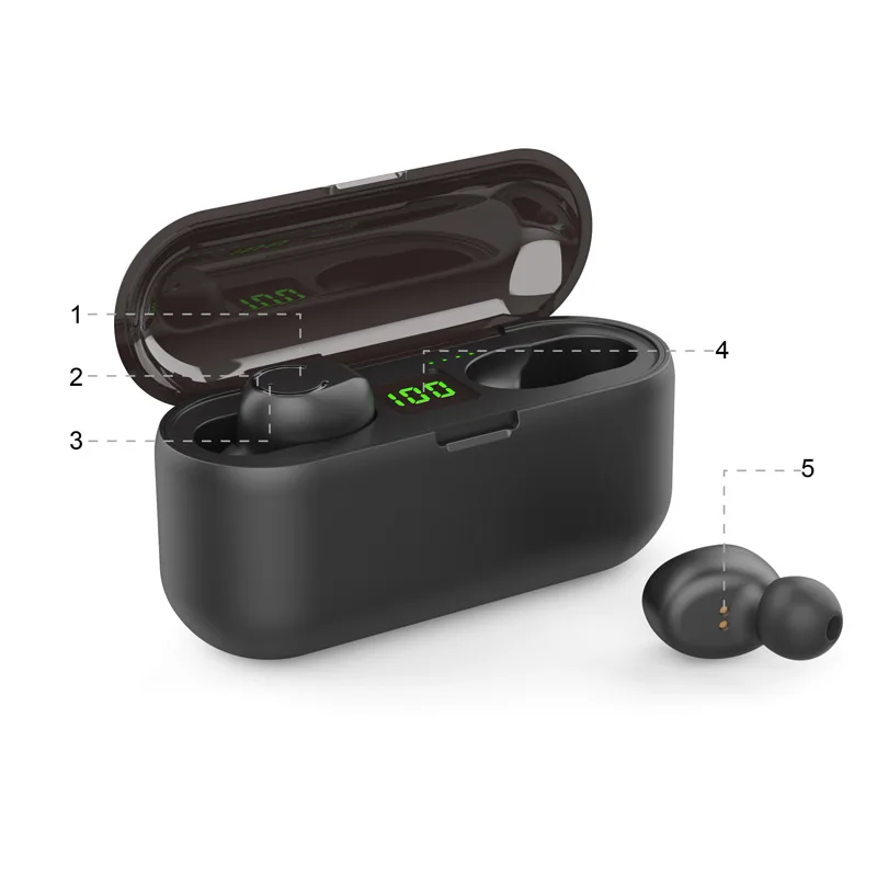 F9 наушники Bluetooth Inalambrico TWS вкладыши Наушники с внешним аккумулятором цифровой