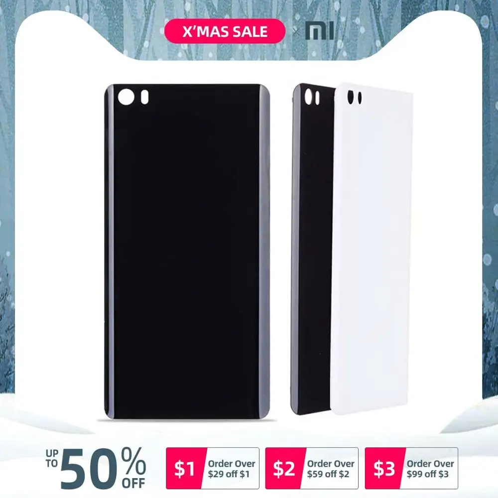 Задняя крышка для XIAOMI Note на батарею черный белый