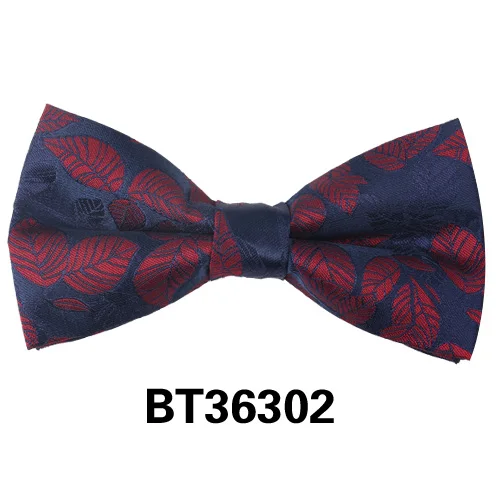 BT36302 Модный мужской галстук-бабочка, классический полосатый галстук для мужчин, деловой Свадебный взрослый цветочный галстук-бабочка, костюм с бабочками, галстуки-бабочки - Color: BT36302