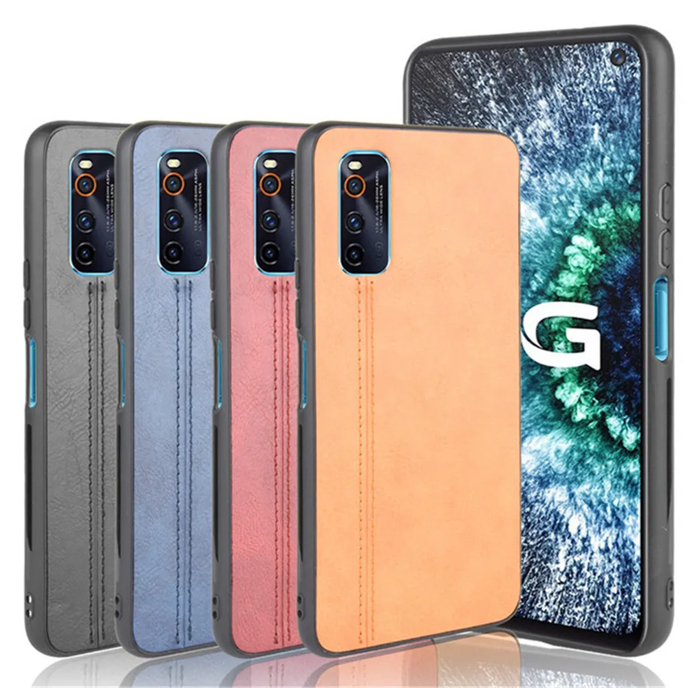 Чехол для Vivo iQOO Neo 3 6 57 дюйма Роскошный Жесткий чехол-накладка из искусственной