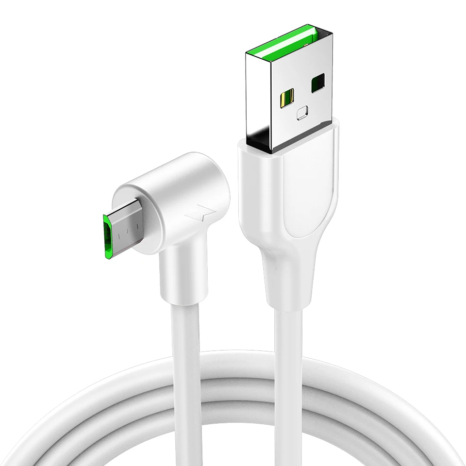 White Venroii Micro USB кабель 3A Быстрая зарядка Kable для samsung huawei Xiaomi 9 кабель синхронизации данных Android телефон быстрый usb зарядный шнур - Цвет: White