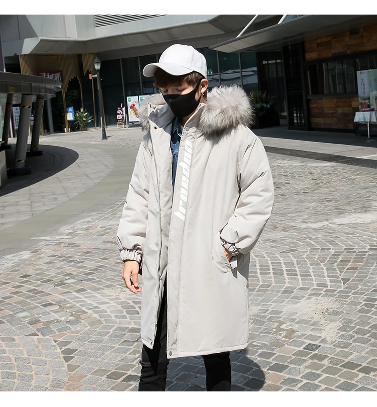 men's winter jacket and coats new fashion Slim-fit casual Thick warm long hooded parka waterproof jacket big size 5XL