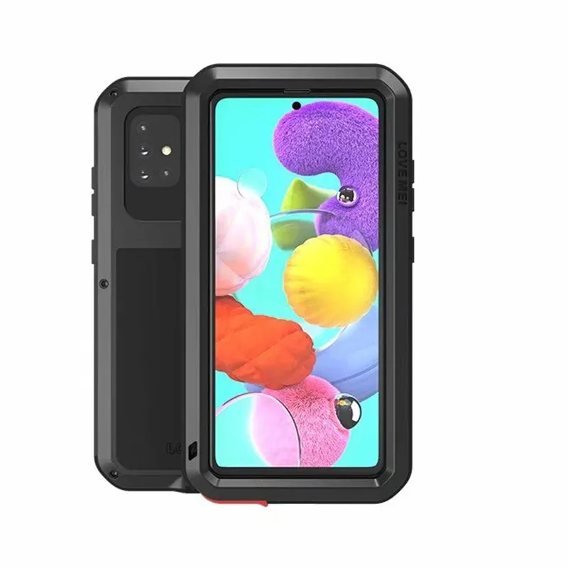 For Samsung Galaxy A71 Case 360 Full Metal