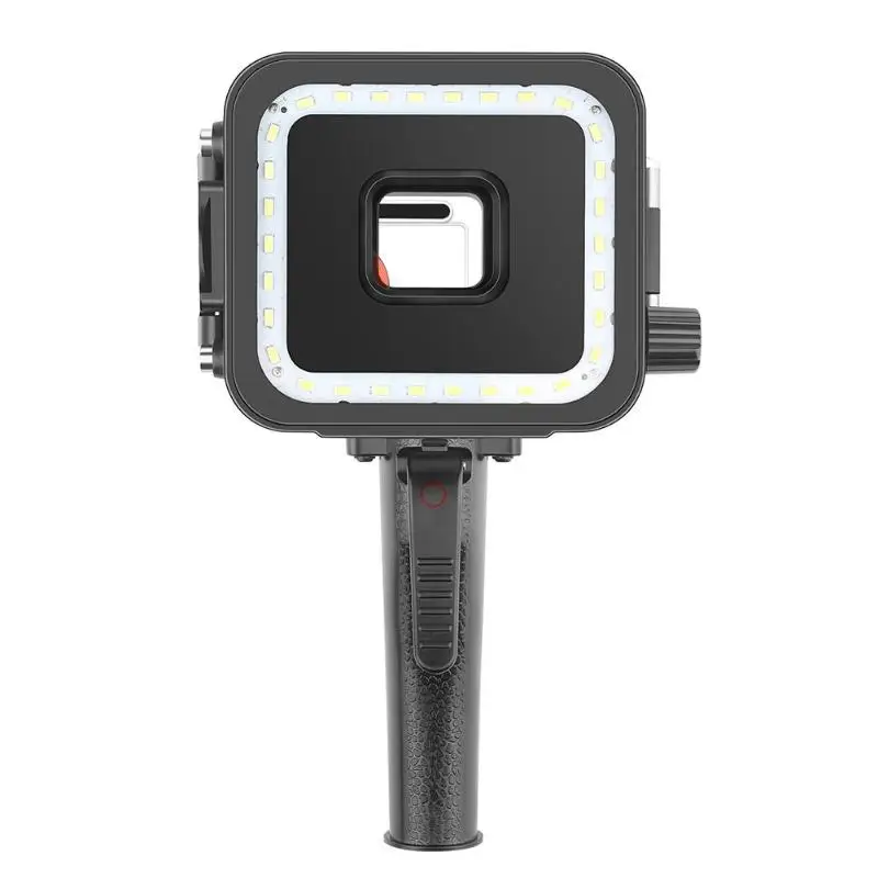 35m Diving Fill Light Underwater Flash Lamp with Red Filter Waterproof Ergonomic Handle Three Modes for GoPro Hero 5 6 7