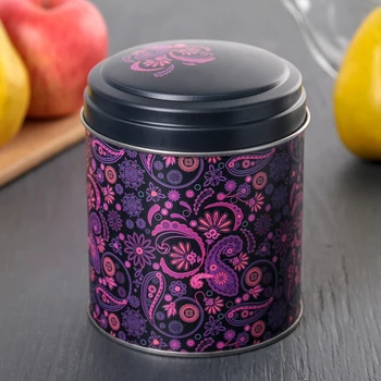 

Bank for bulk products, round, 800 ml "Buta" d = 10 cm, purple