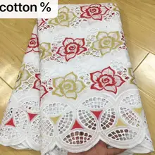 Сухая кружевная ткань высокое качество хлопок кружевная ткань вуаль suisse африканская швейцарская кружевная ткань высокое качество кружевные материалы 5 ярдов