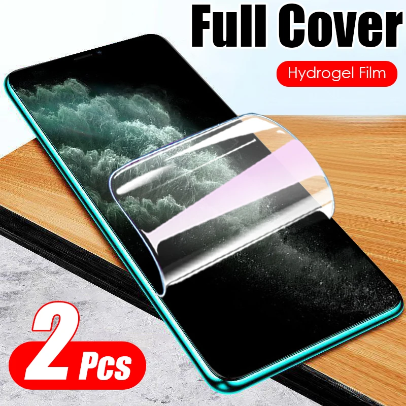 2Pcs Full Cover Hydrogel Film For Oppo A9 2020 A5 A91 A31 A8 Screen Protector Find X2 X A92S A52 A72 R19 R17 R15 K3 K1 Soft Film afbeelding