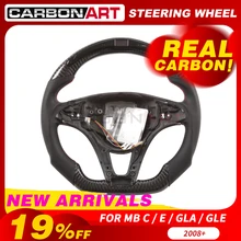 Светодиодный руль для гонок, светодиодный, углеродное волокно для mercedes c class W204 CLA class W117 E class W212 GLE class W166 W292