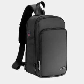 

ARCTIC HUNTER Expandable Man Shoulder Bag Multifunction Anti-theft Crossbody Bag for Men Waterproof Messenger Sling Bag for Trip