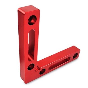 

90 Degree Right Angle Clamp Positioning Squares 4.7 X 4.7 Inch Woodworking Carpenter Tool Lightweight Durable Aluminium Alloy